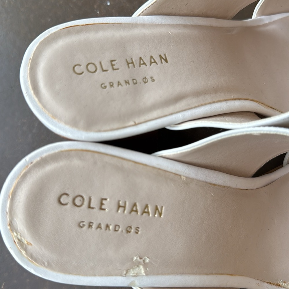 COLE HAAN Grand OS Gabby Criss Cross Block Heel Sandal - Picture 6 of 12